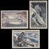 France Francia 1078/80 1956 Realizaciones técnicas Infraestructuras MNH
