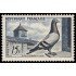 France Francia 1091 1957 En honor a los colombófilos Paloma MNH