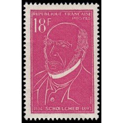 France Francia 1092 1957 A la memoria de Victor Schoelcher MNH France Francia 1092 1957 A la memoria de Victor Schoelcher MNH