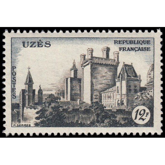France Francia 1099 1957 Castillo de Uzès MNH