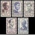 France Francia 1100/04 1957 Héroes de la resistencia MNH