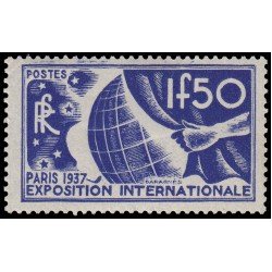 France Francia 327 ( 322/27 ) 1936 Exposición París MNH France Francia 327 ( 322/27 ) 1936 Exposición París MNH
