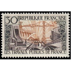 France Francia 1114 1957 Trabajos públicos MNH France Francia 1114 1957 Trabajos públicos MNH