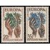 France Francia 1122/23 1957 Europa MNH