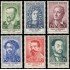 France Francia 1166/71 1958 Celebridades MNH