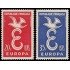 France Francia 1173/74 1958 Europa MNH