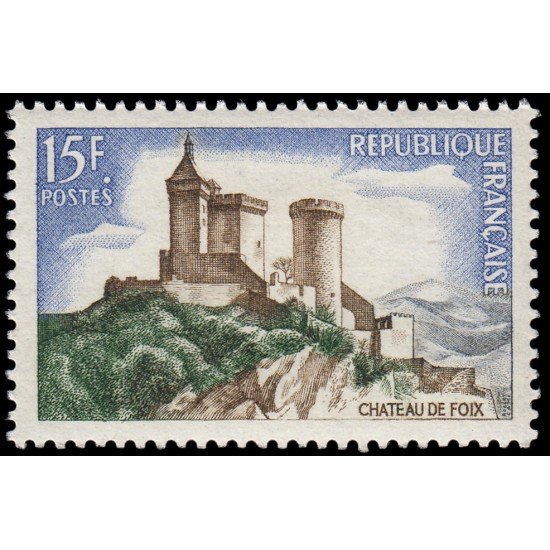 France Francia  1175 1958 Castillo de Foix MNH