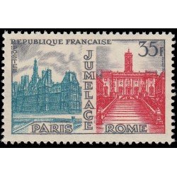 France Francia 1176 1958 Hermanamiento París-Roma MNH France Francia 1176 1958 Hermanamiento París-Roma MNH