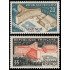 France Francia 1177/78 1958 Inauguración del palacio de la UNESCO en París MNH