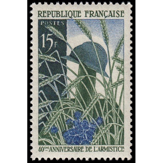 France Francia  1179 1958 40 aniv. del armisticio MNH