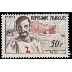 France Francia 1191 1959 Centenario del nacimiento de Charles Foucauld MNH France Francia 1191 1959 Centenario del nacimiento de Charles Foucauld MNH