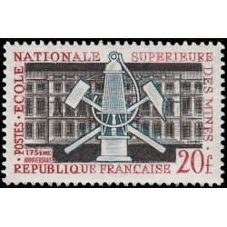 France Francia 1197 1959 175º Aniv. de la escuela de mineros (París) MNH France Francia 1197 1959 175º Aniv. de la escuela de mineros (París) MNH