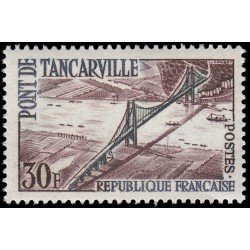 France Francia 1215 1959 Inauguración del puente de Tancarville MNH France Francia 1215 1959 Inauguración del puente de Tancarville MNH
