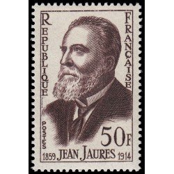 France Francia 1217 1959 Cent. del nacimiento de Jean Jaurès MNH France Francia 1217 1959 Cent. del nacimiento de Jean Jaurès MNH