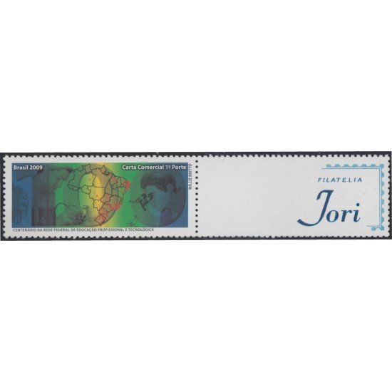 Brasil Brazil SP 111 2009 100 Años Educación Tecnológica Filatelia Jori MNH Brasil Brazil SP 111 2009 100 Años Educación Tecnológica Filatelia Jori MNH