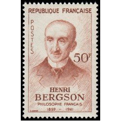 France Francia 1225 1959 Centenario del nacimiento del filósofo Henri Bergson MNH France Francia 1225 1959 Centenario del nacimiento del filósofo Henri Bergson MNH