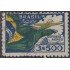 Brasil Brazil A-31 1933/39 Serie antigua Avión y bandera Usado
