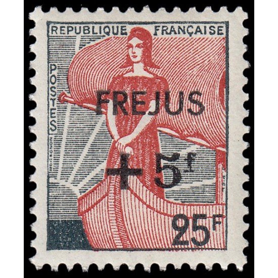 France Francia 1229 1959 A favor de los afectados de Fréjus MNH