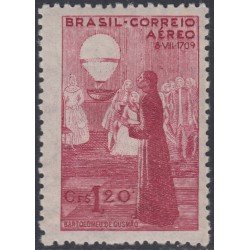 Brasil Brazil A-46 1944 Semana de la aviación Padre Bartolomé de Gusmao MNH Brasil Brazil A-46 1944 Semana de la aviación Padre Bartolomé de Gusmao MNH