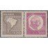 Brasil Brazil A-48/49 1945 Centenario del nacimiento Barón de Río Branco MNH