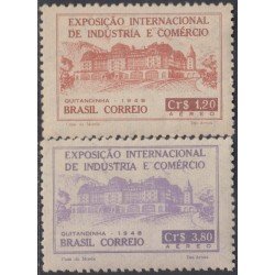 Brasil Brazil A-54/55 1948 Exposición Internacional e Industria y Comercio MH Brasil Brazil A-54/55 1948 Exposición Internacional e Industria y Comercio MH