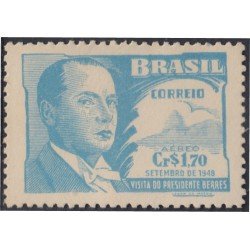 Brasil Brazil A-57 1948 Visita del Presidente Berres de Uruguay MNH Brasil Brazil A-57 1948 Visita del Presidente Berres de Uruguay MNH
