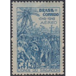 Brasil Brazil A-60 1949 4º Centenario de la Villa del Salvador MNH Brasil Brazil A-60 1949 4º Centenario de la Villa del Salvador MNH