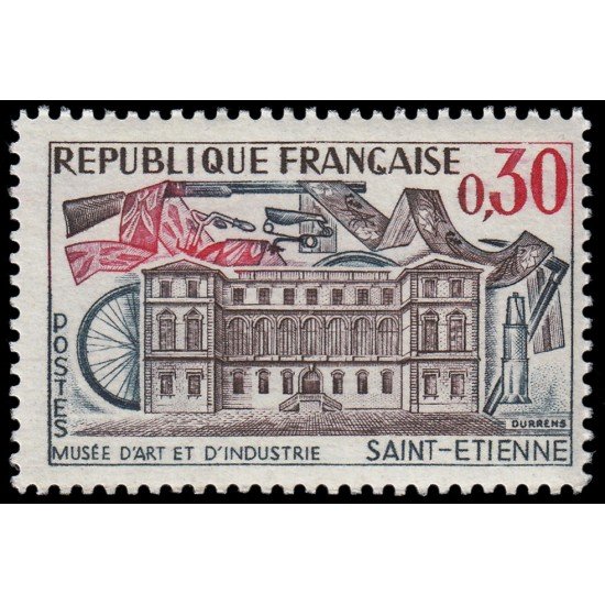 France Francia 1243 1960 Museo de arte e industria de St. Étienne MNH