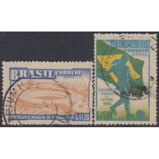 Brasil Brazil A-64/65 1950 Copa del mundo de Fútbol Estadio Municipal Usado Brasil Brazil A-64/65 1950 Copa del mundo de Fútbol Estadio Municipal Usado