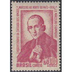 Brasil Brazil A-68 1956 Evangelización del Norte Marcelino Champagnat MH Brasil Brazil A-68 1956 Evangelización del Norte Marcelino Champagnat MH