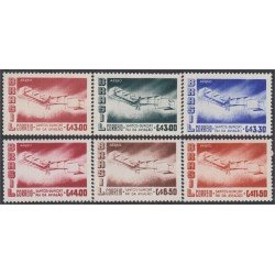 Brasil Brazil A-69/74 1956 50 Años 1er vuelo en aeroplano de Santos-Dumont MNH Brasil Brazil A-69/74 1956 50 Años 1er vuelo en aeroplano de Santos-Dumont MNH