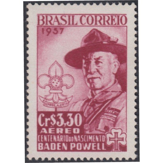 Brasil Brazil A-75 1957 100 Años del nacimiento de Lord Baden-Powell MNH Brasil Brazil A-75 1957 100 Años del nacimiento de Lord Baden-Powell MNH