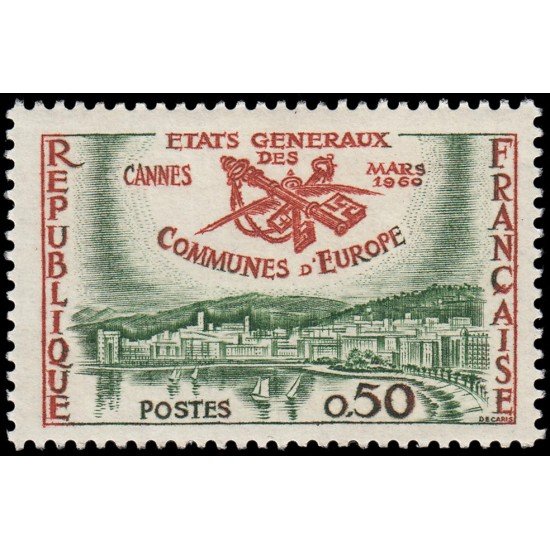 France Francia 1244 1960 5ª Asamblea de los Estados generales de las comunidades de Europa MNH