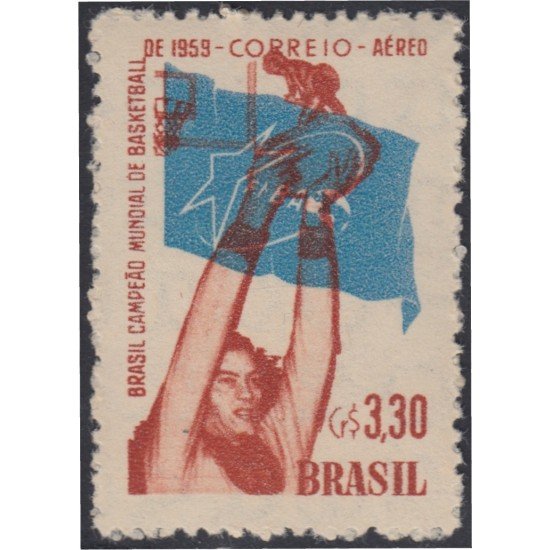 Brasil Brazil A-77 1959 Campeonato del mundo de basket-ball MNH Brasil Brazil A-77 1959 Campeonato del mundo de basket-ball MNH