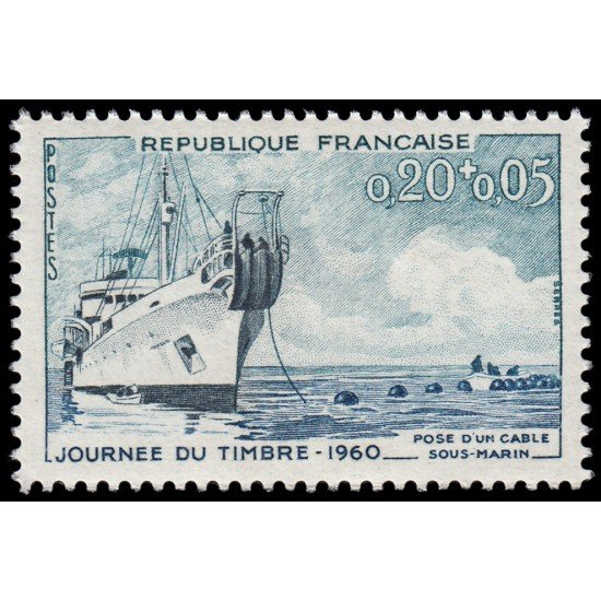 France Francia 1245 1960 Dia del sello MNH