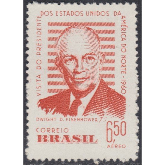 Brasil Brazil A-81 1960 Visita del Presidente Eisenhower MNH Brasil Brazil A-81 1960 Visita del Presidente Eisenhower MNH