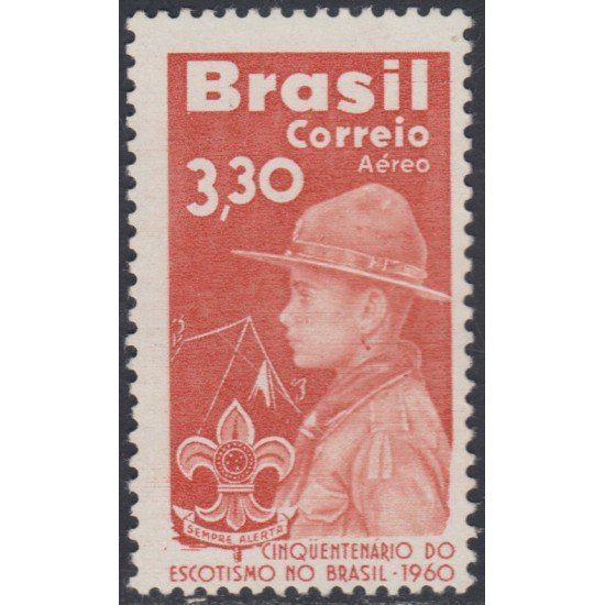 Brasil Brazil A-90 1960 50 Años de Scoutismo brasileño MNH Brasil Brazil A-90 1960 50 Años de Scoutismo brasileño MNH