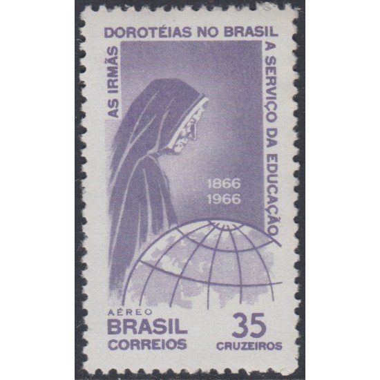 Brasil Brazil A-97 1966 Hermanas de Santa-Dorotea al servicio de la Educación MH Brasil Brazil A-97 1966 Hermanas de Santa-Dorotea al servicio de la Educación MH