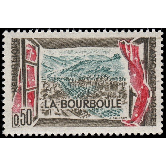 France Francia 1256 1960 Estación termal de la Bourboule MNH