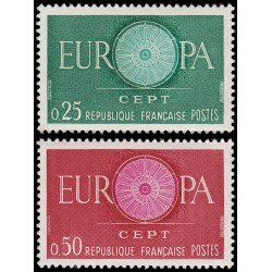 France Francia 1266/67 1960 Europa MNH France Francia 1266/67 1960 Europa MNH