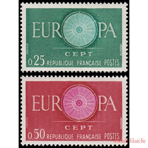 France Francia 1266/67 1960 Europa MNH