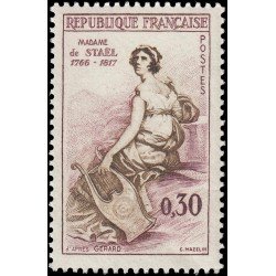 France Francia 1269 1960 Mdme. de Staël precursora de la idea europea MNH France Francia 1269 1960 Mdme. de Staël precursora de la idea europea MNH