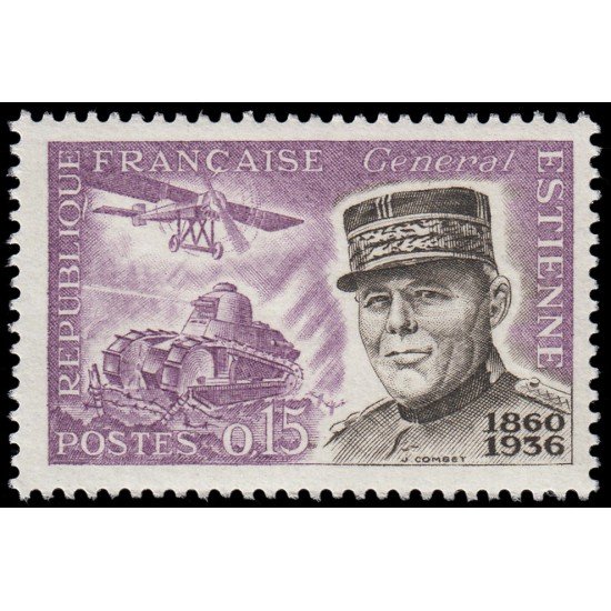 France Francia 1270 1960 Cent. del nacimiento del general Estienne MNH