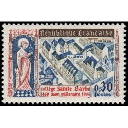 France Francia 1280 1960 5º Cent. del colegio de Ste.-Barbe (París) MNH