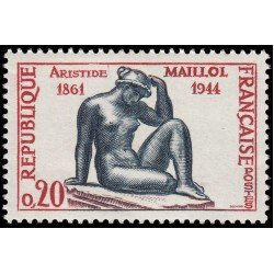 France Francia 1281 1961 Cent. del nacimiento del escultor Maillol MNH