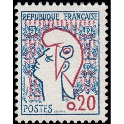 France Francia 1282 1961 Marianne de Cocteau MNH