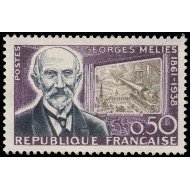 France Francia 1284 1961 Cent. del nacimiento de Georges Méliès MNH