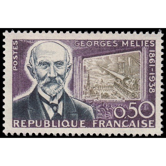 France Francia 1284 1961 Cent. del nacimiento de Georges Méliès MNH