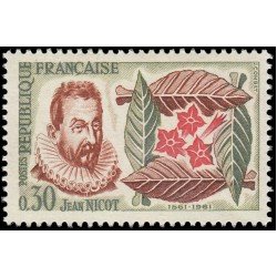 France Francia 1286 1961 4 Centenario de la introducción del tabaco MNH