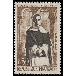 France Francia 1287 1961 Cent. de la muerte de Jean-Baptiste Henri de la Cordaire MNH